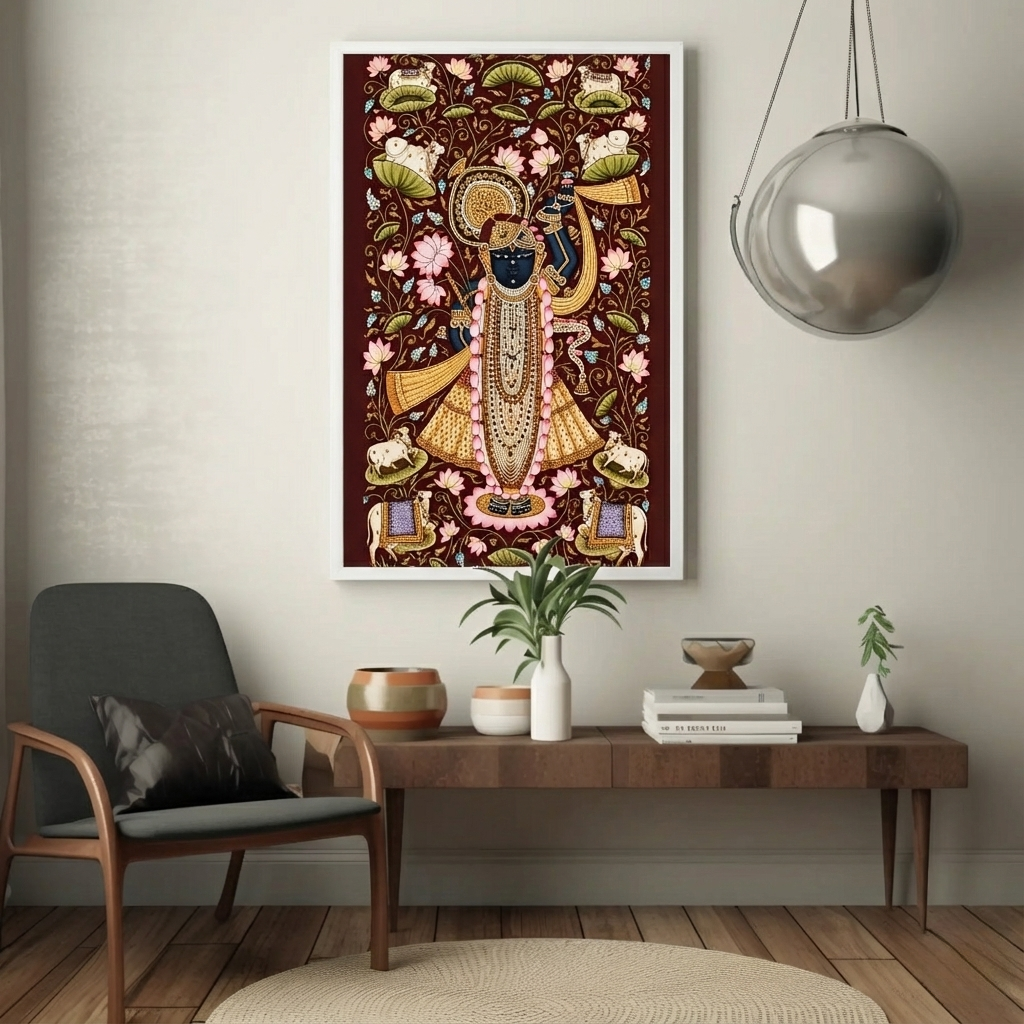 Pichwai Art Style Shrinathji