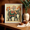 Madhubani Art Style Elephant